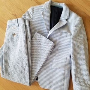Vineyard Vines boys seersucker suit size 6